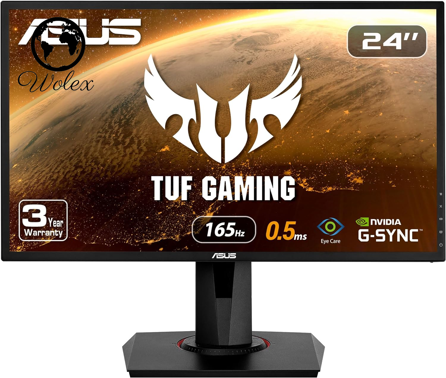 ASUS VG248QG 24" G-SYNC Gaming Monitor - 165Hz, 1080P, 0.5ms, Eye Care Technology