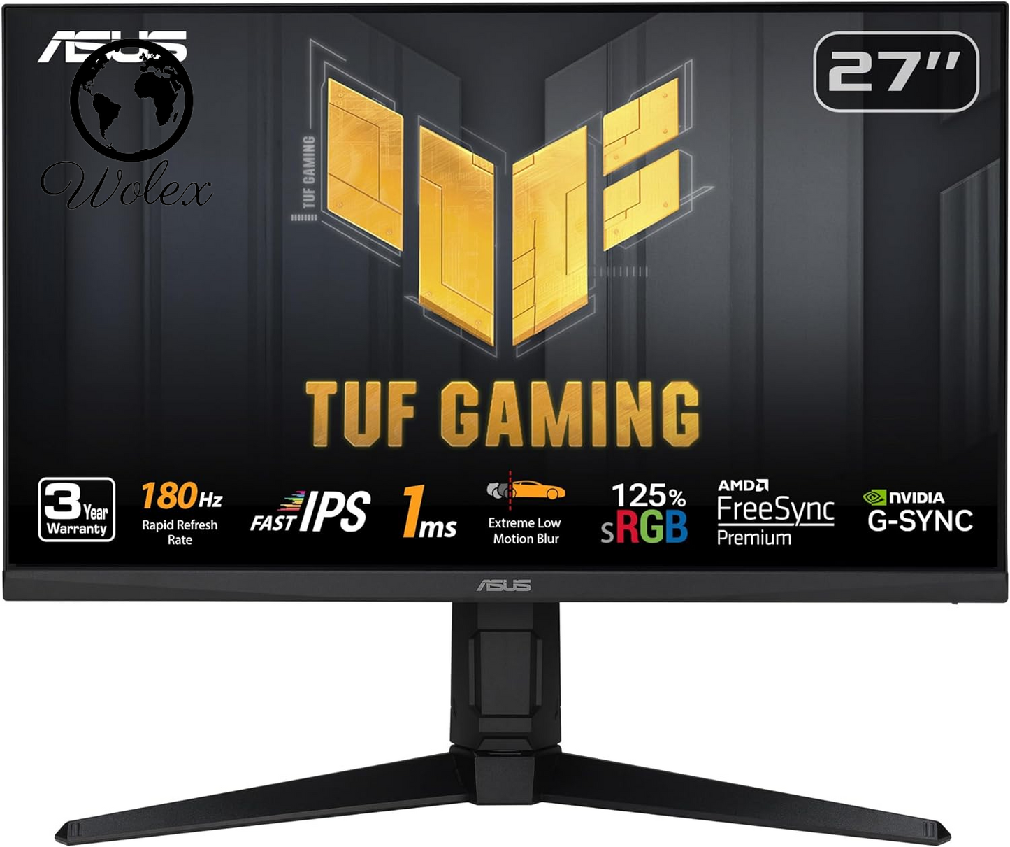 ASUS VG248QG 24" G-SYNC Gaming Monitor - 165Hz, 1080P, 0.5ms, Eye Care Technology